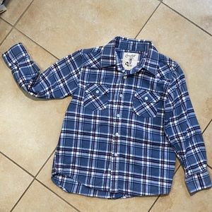 Coastal Boys flannel shirt size M